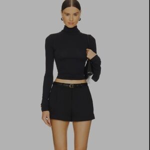 House of Harlow Shorts Black High Waist Shorts
